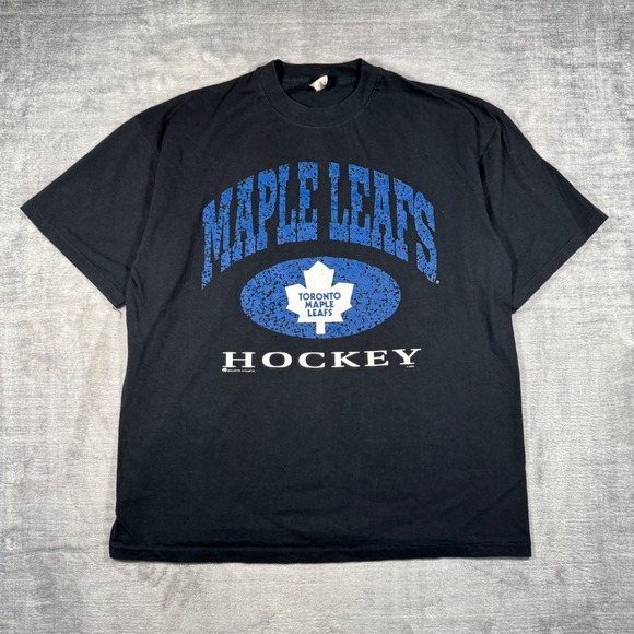 Bulletin Athletic Other - Toronto Maple Leafs Shirt Mens XL Black Vintage 90s NHL Hockey Single Stitch